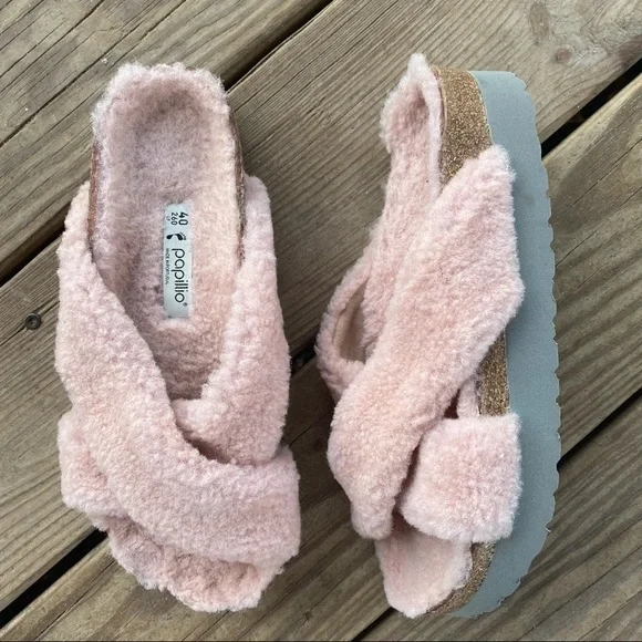 Papillio | Shoes | Papillio By Birkenstock Daytona Teddy Crystal 